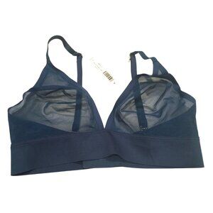 Soma Ladies Medium Sheer Mesh Triangle Soft Bra BLUE MY MIND Teal